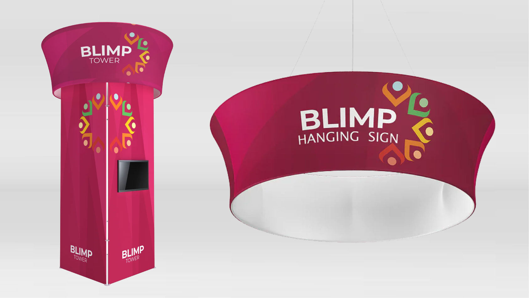 Load video: WaveLine Hanging Signs & Towers
