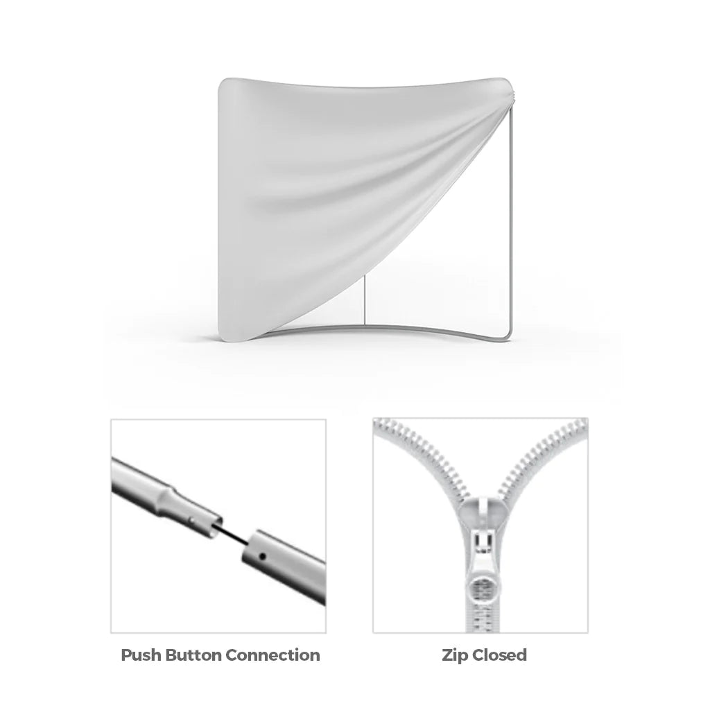 10ft Straight Fabric Display Copy 1