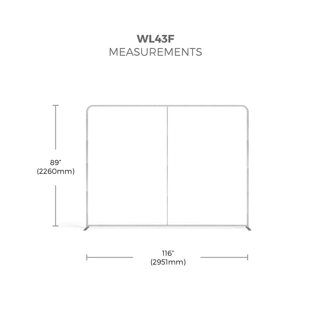 10ft Straight Fabric Display Copy 1