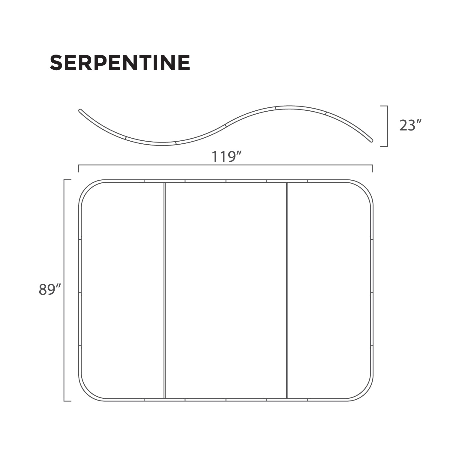 WaveLine Originals 10ft Serpentine Display