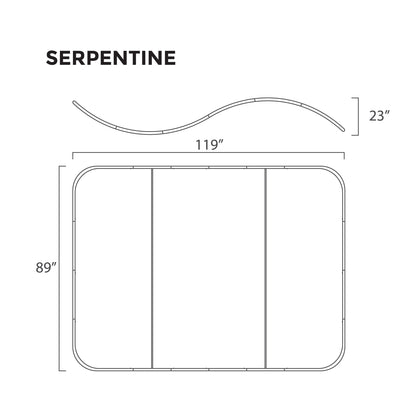 WaveLine Originals 10ft Serpentine Display