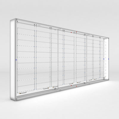 Large modular LED panel lighting structure designed for trade shows, exhibitions, and special events
