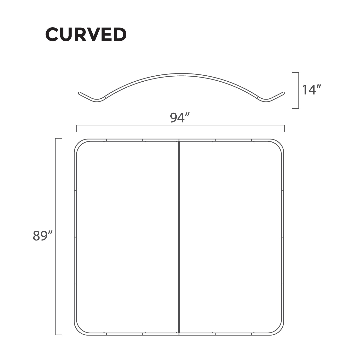WaveLine Originals 8ft Curved Display