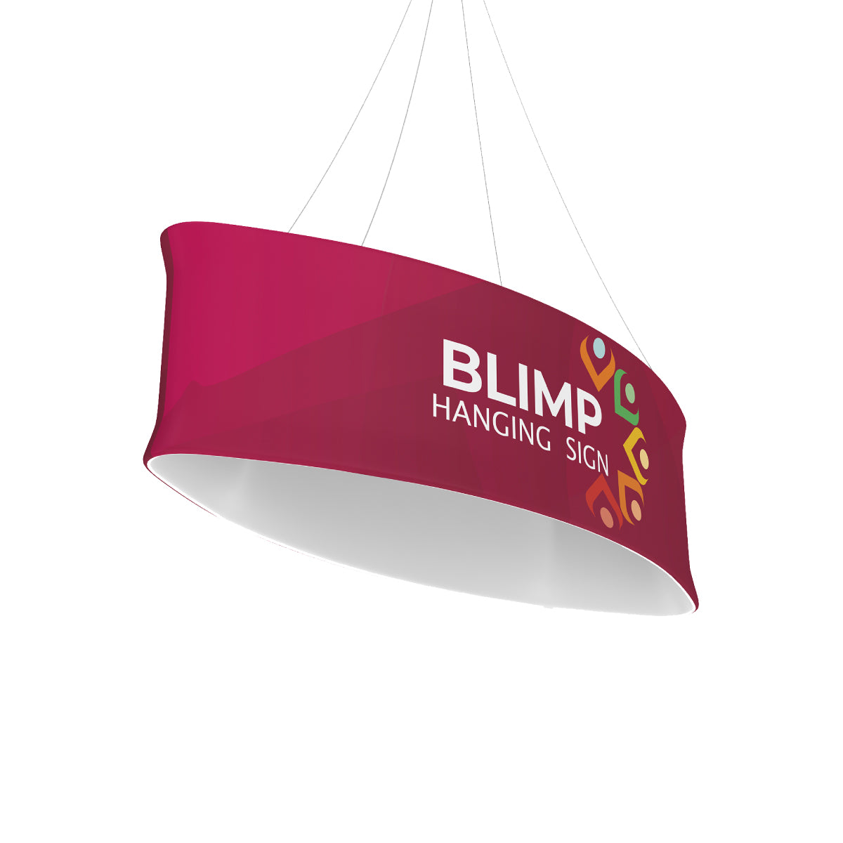 10ft Blackout Blimp Ellipse Hanging Display
