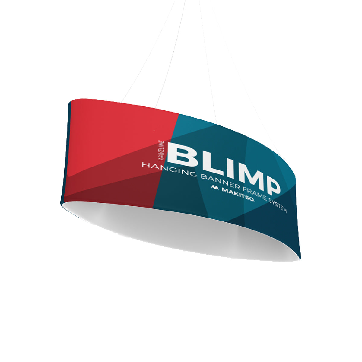 10ft Blackout Blimp Ellipse Hanging Display