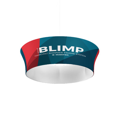 Hanging tapered tube banner frame system suspended for trade show and exhibition display