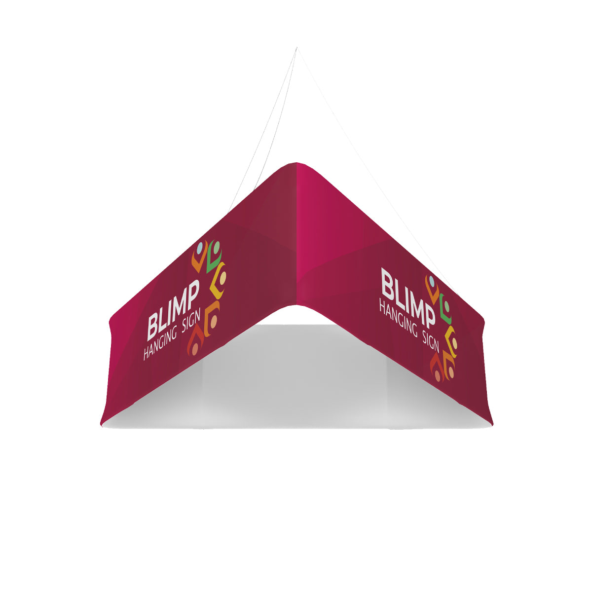 10ft Blackout Blimp Trio Hanging Display