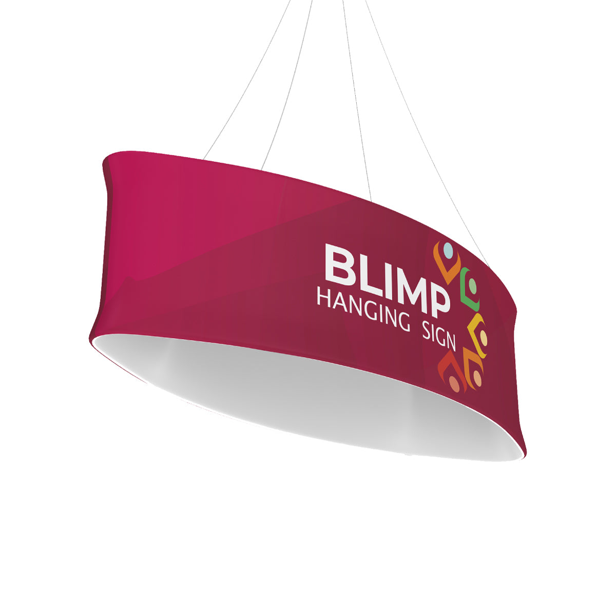 12ft Blackout Blimp Ellipse Hanging Display