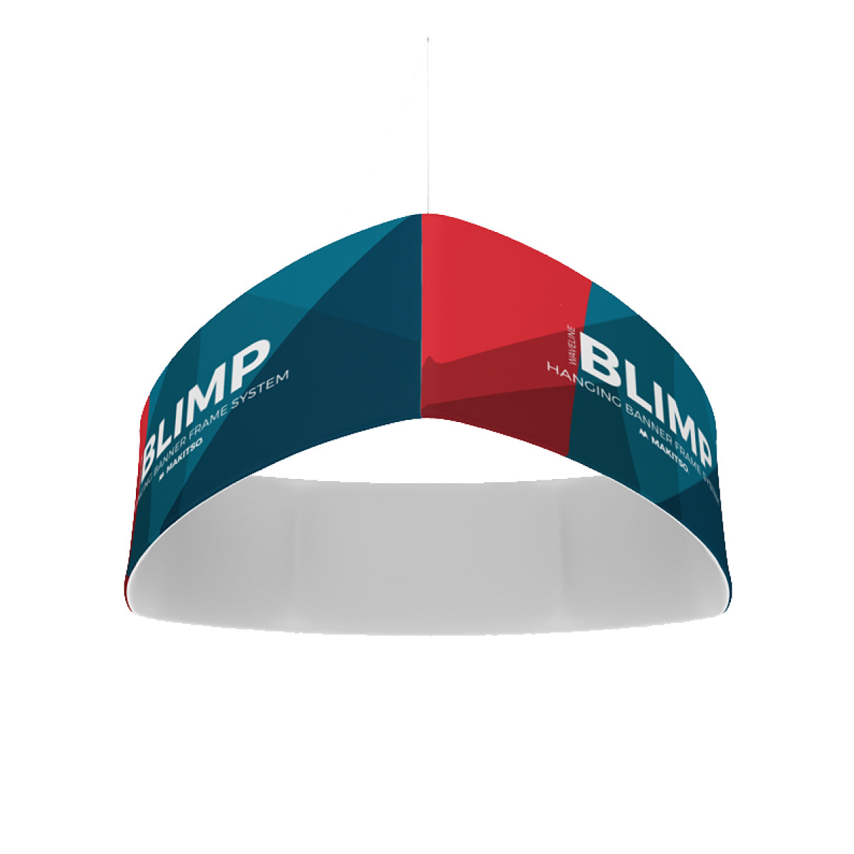 12ft Blackout Blimp Trio Curve Hanging Display