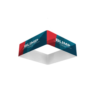 Hanging banner frame system suspended, ideal for trade shows and exhibitions