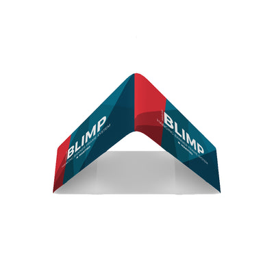 Hanging banner frame system designed for trade shows and exhibitions ceiling displays