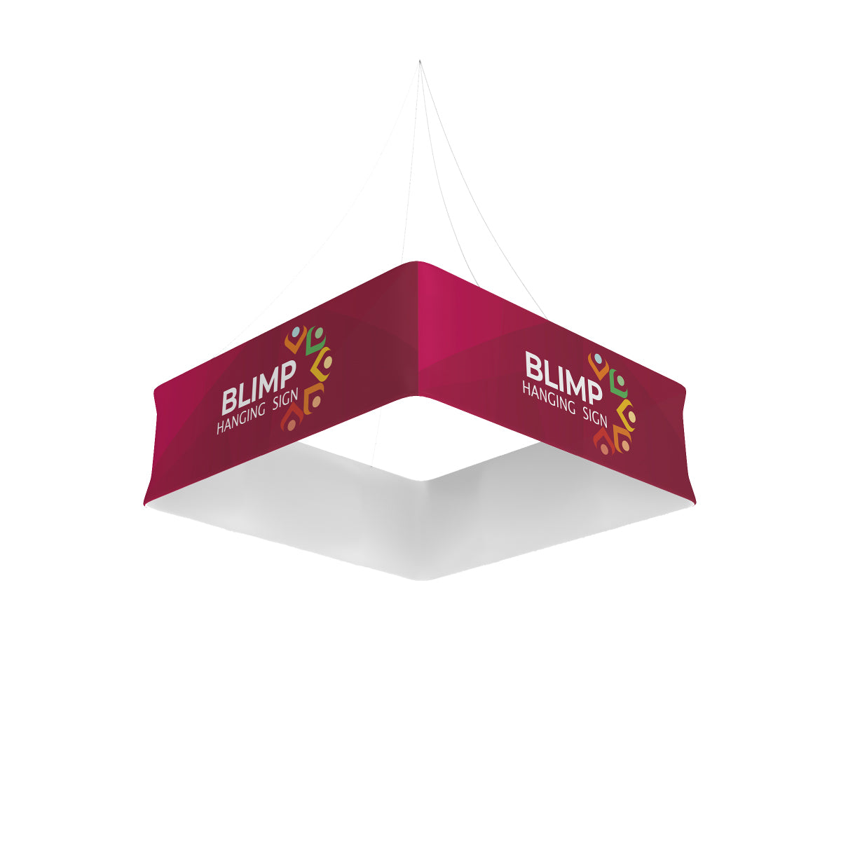 10ft Blackout Blimp Quad Hanging Display