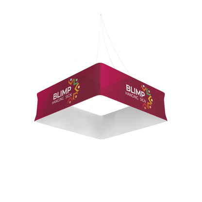 10ft Blackout Blimp Quad Hanging Display
