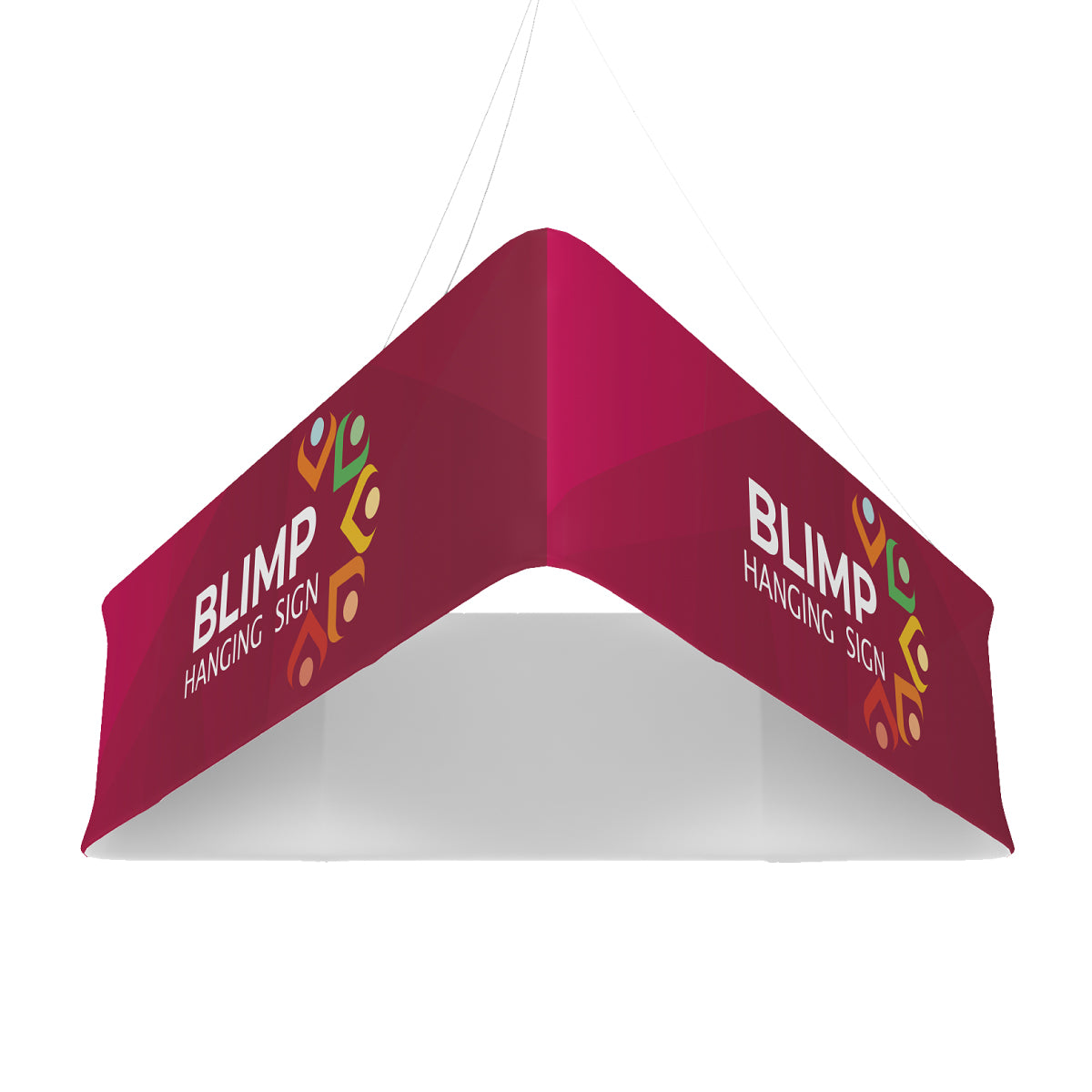 15ft Blackout Blimp Trio Hanging Display