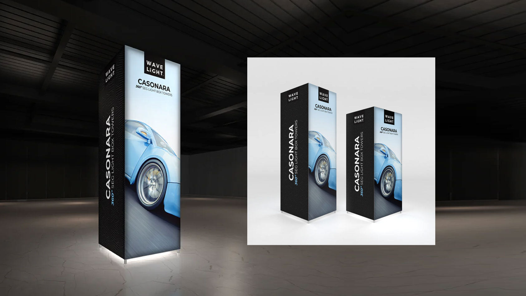Load video: WaveLight Casonara Light Box Towers