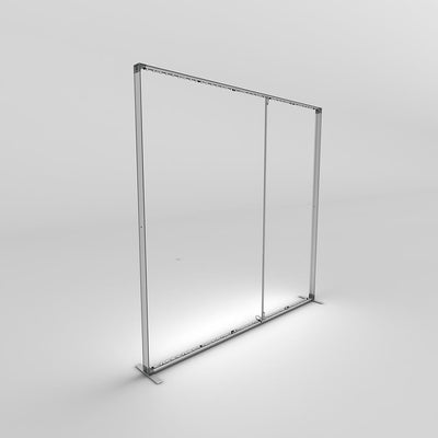 LED light box display frame for trade shows and exhibitions showcasing illuminated graphic panels