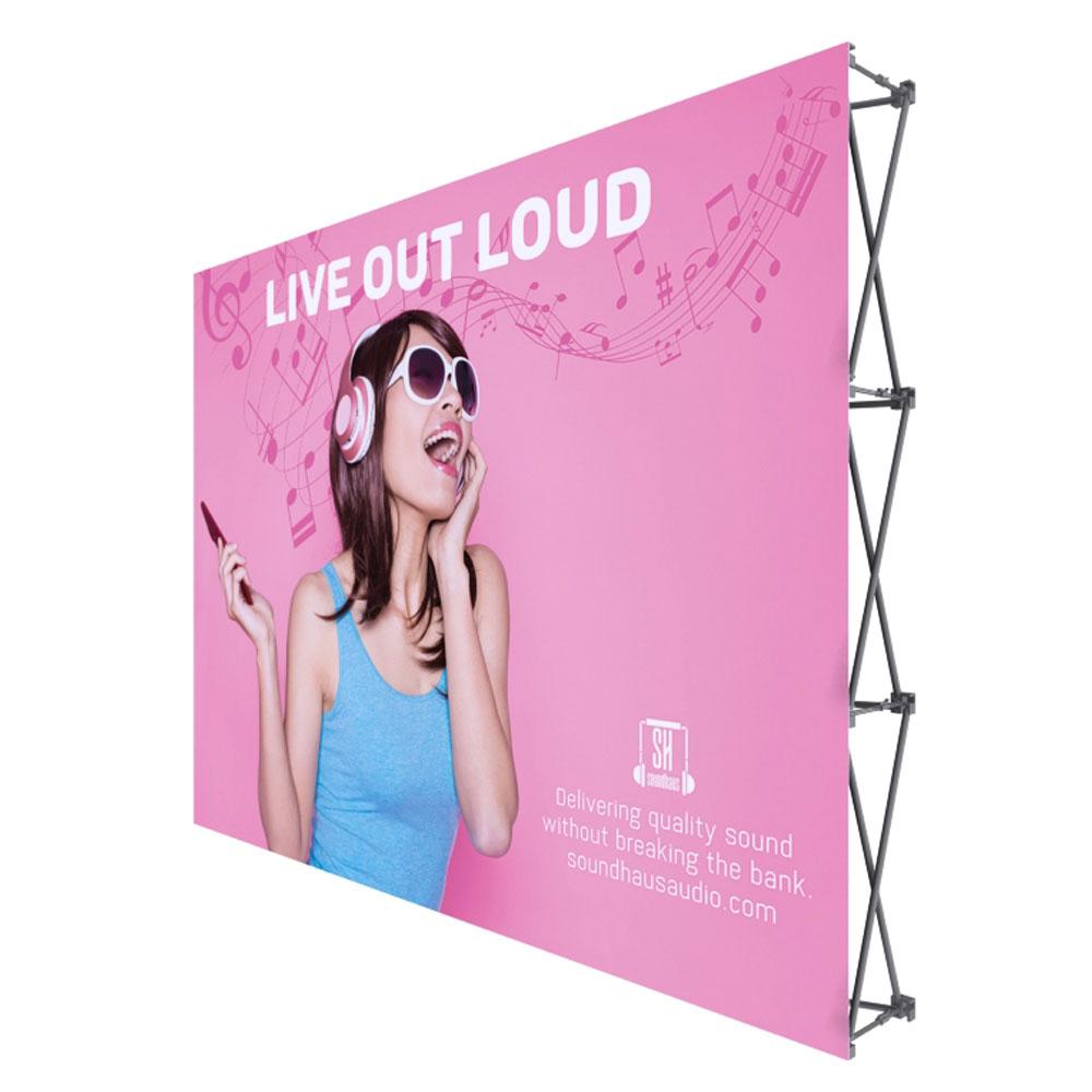 ONE CHOICE 10ft Fabric Pop Up Display