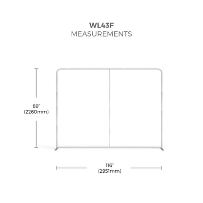10ft Straight Fabric Display Copy 1