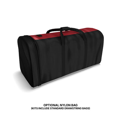 Optional nylon bag with handles for easy transport, ideal for trade shows and exhibitions
