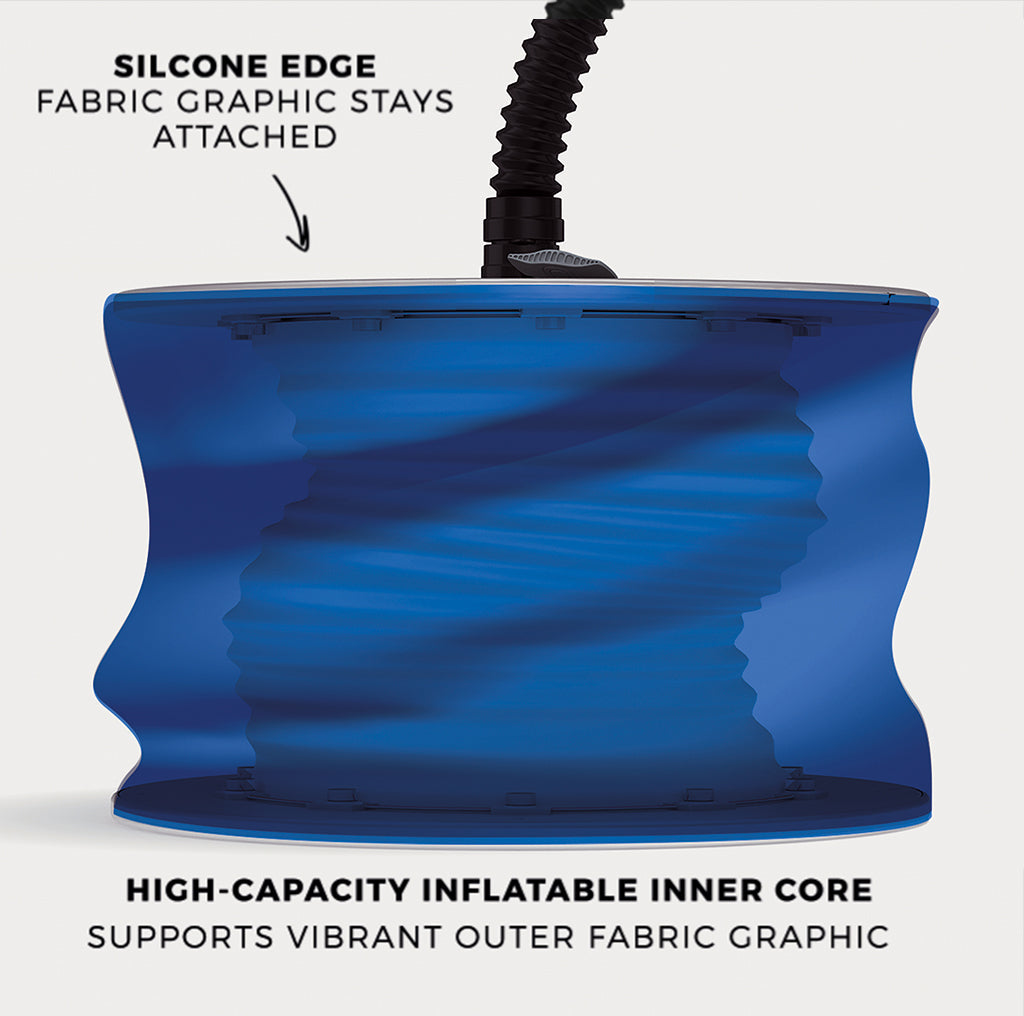WaveLight Air Backlit Inflatable Counter - Circular