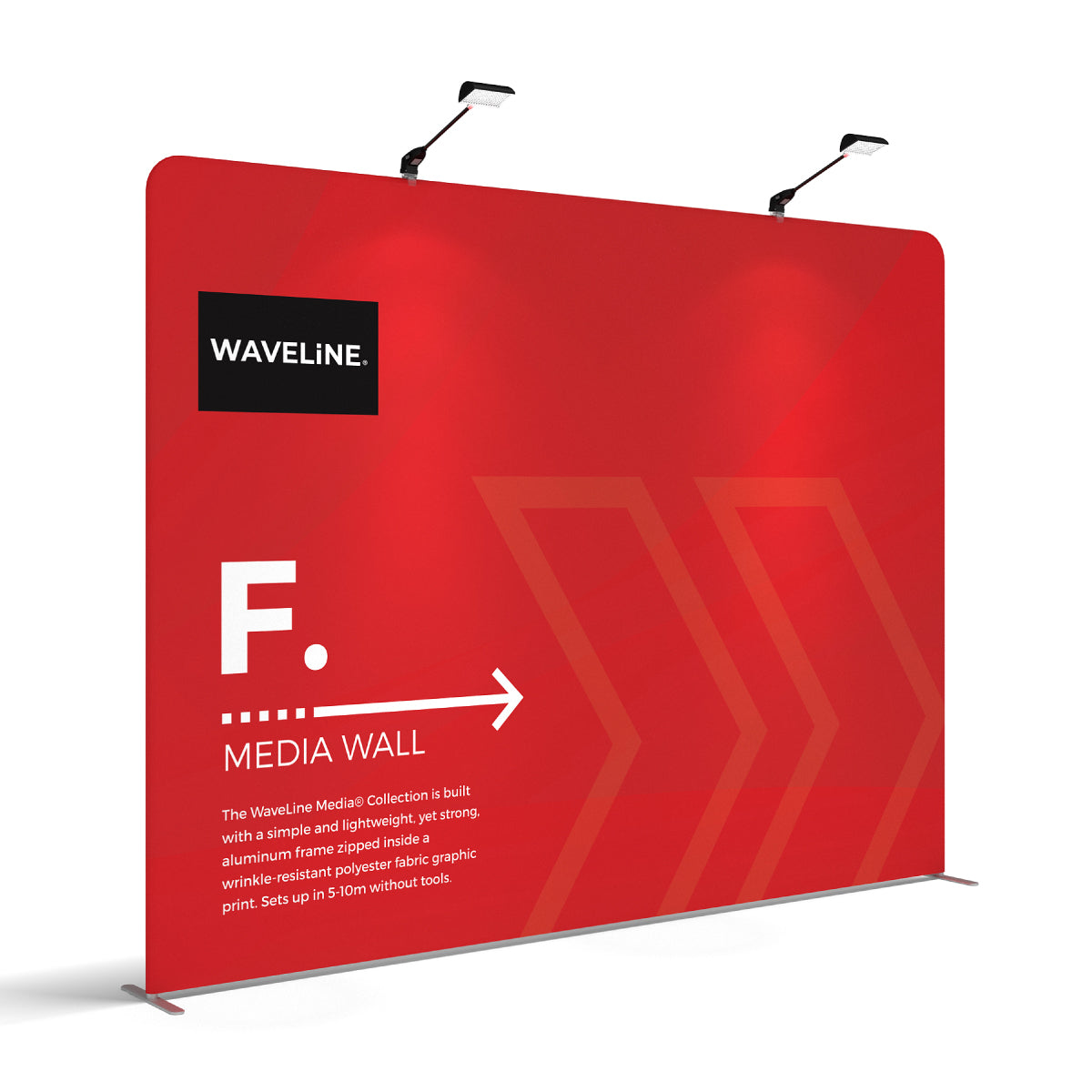 WaveLine Media Wall F - 116in x 89in