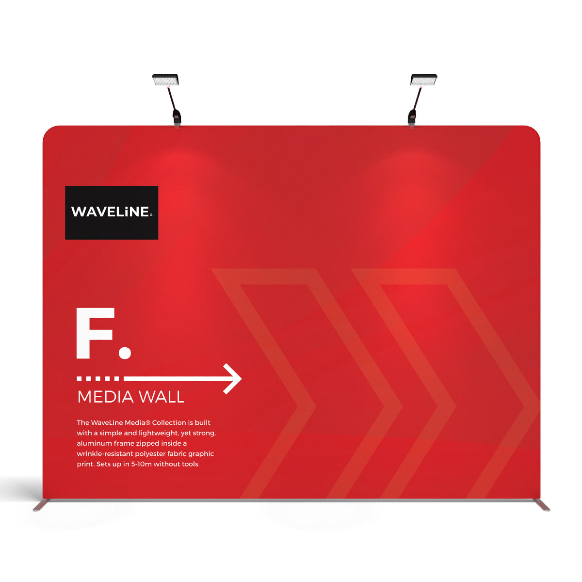WaveLine Media Wall F - 116in x 89in