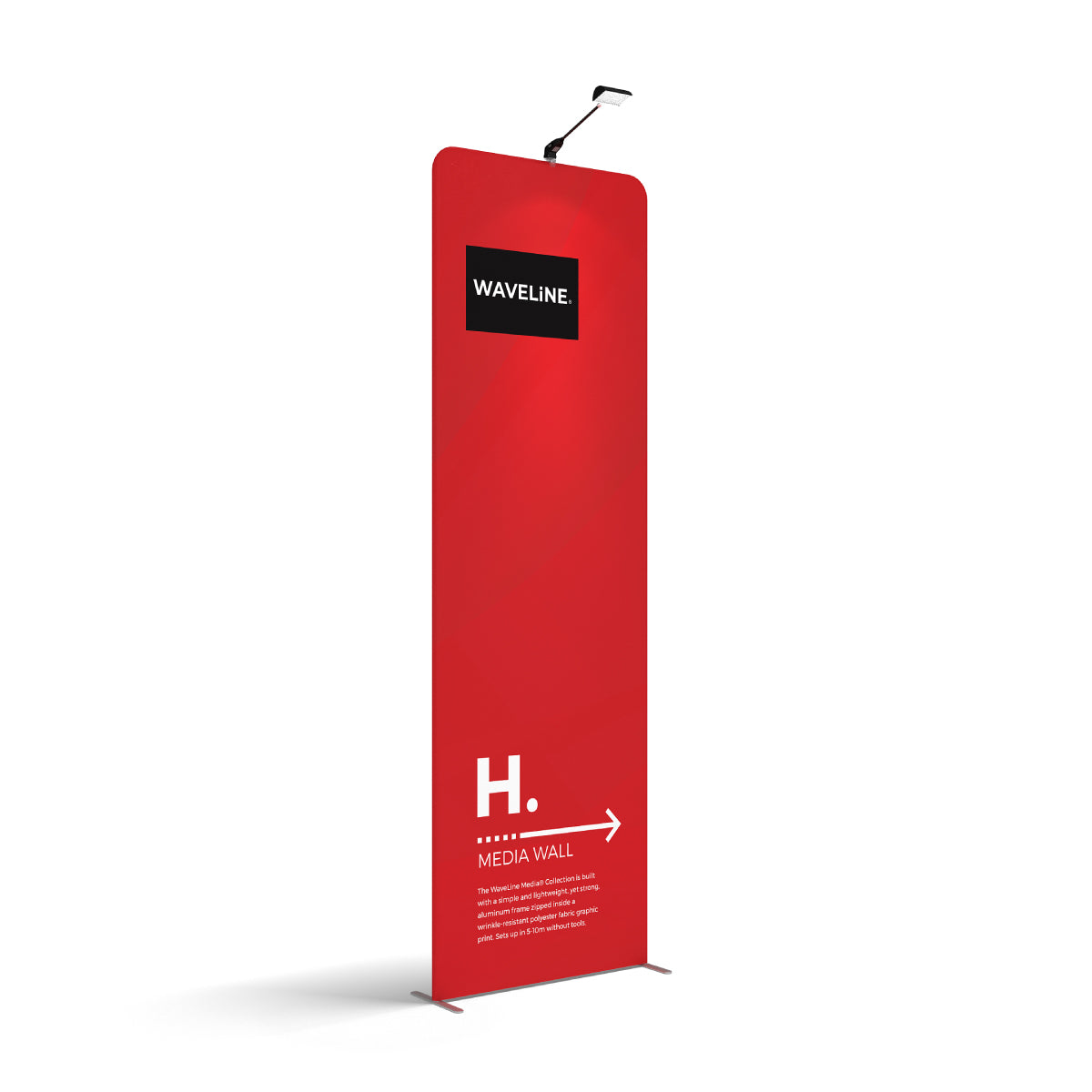 WaveLine Media Wall H - 41in x 129in