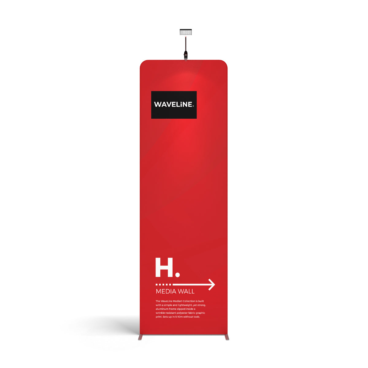 WaveLine Media Wall H - 41in x 129in