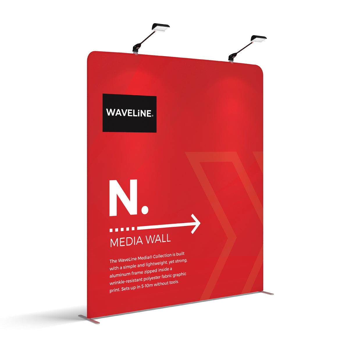 WaveLine Media Wall N - 79in x 89in