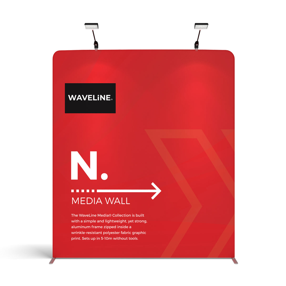 WaveLine Media Wall N - 79in x 89in