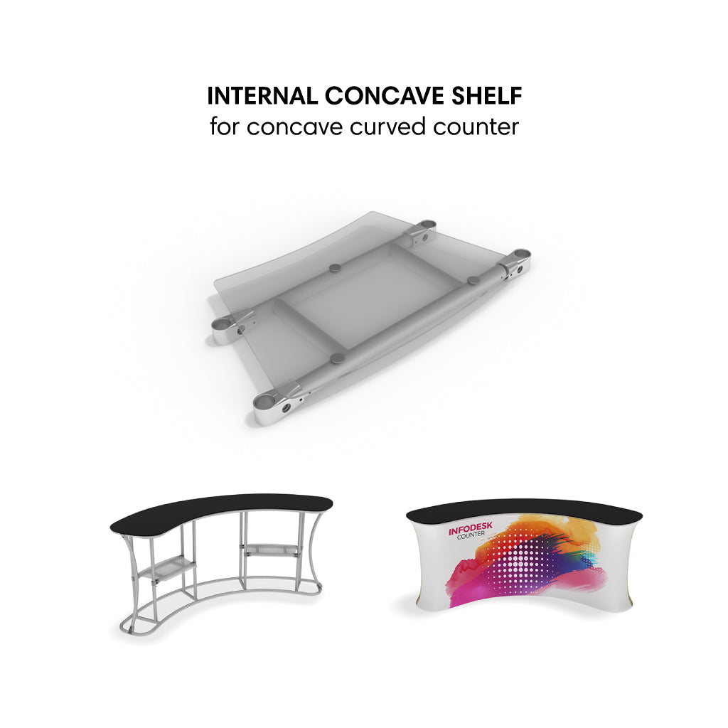 WaveLine InfoDesk Internal Shelving
