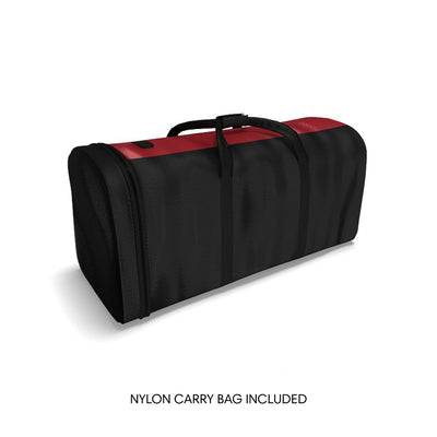 Durable nylon carry bag for trade shows and special event equipment transport