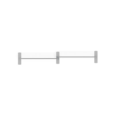 Modular trade show display frame components designed for customizable exhibition setups