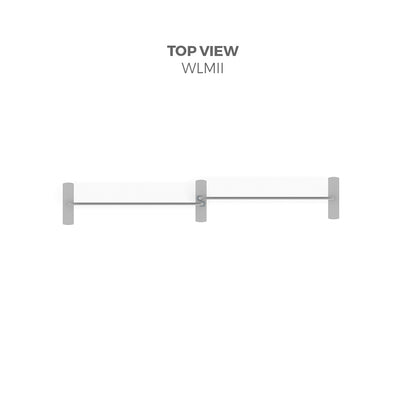 Top view of modular trade show display frame with connectors for exhibitions and special events