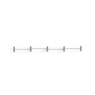 Modular horizontal support system for trade show displays and exhibition setups