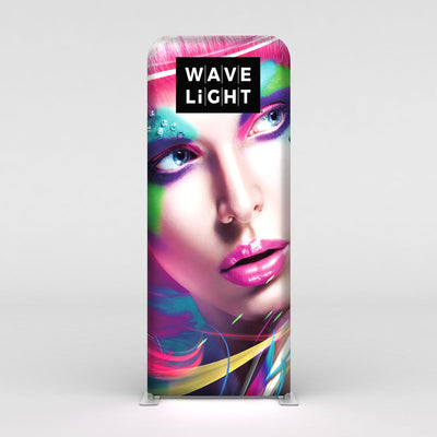 LED backlit display with vibrant face graphic for trade shows and exhibitions