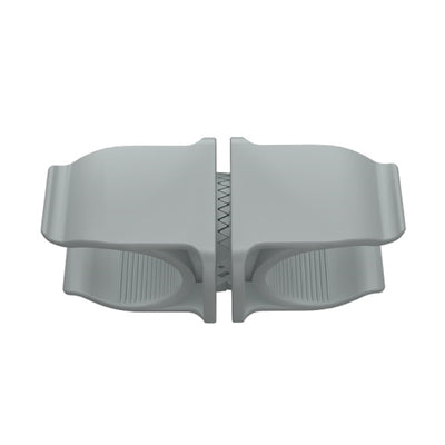 Clamp connector for trade show displays and exhibition booth assembly