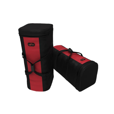 Soft case bags designed for trade shows and exhibitions, featuring sturdy handles and compact shape