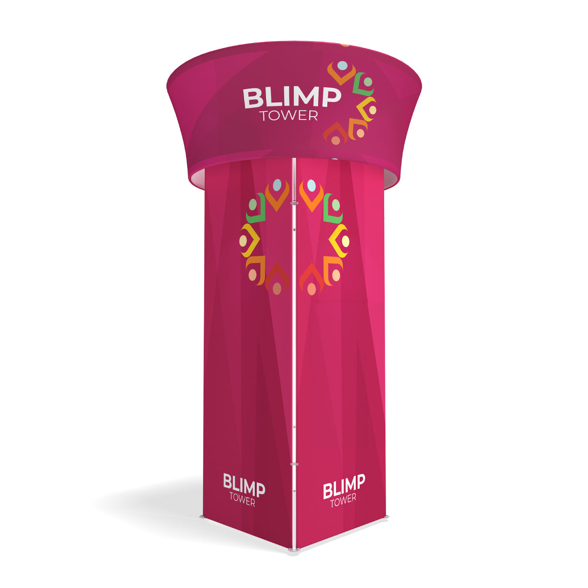 Blimp Square Rotating Tower Display