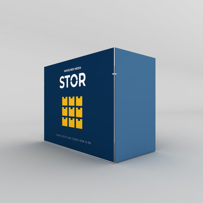 Exhibit display and storage room structure for trade shows and special events